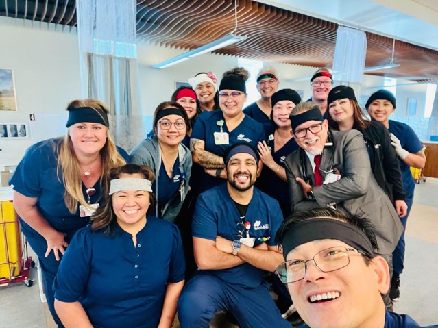 Medical Oncology staff posing.