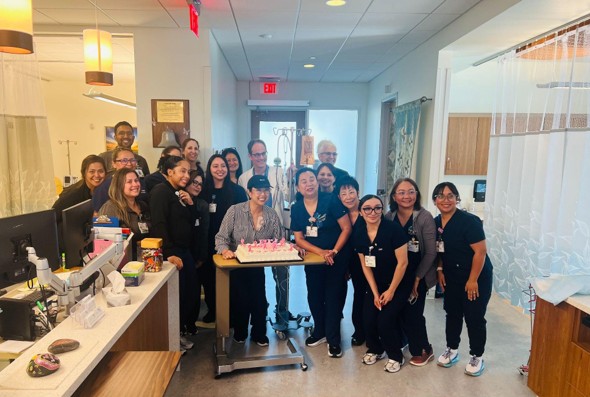 Medical Oncology staff posing.