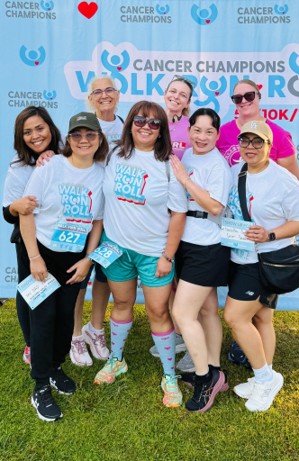Medical Oncology staff posing.