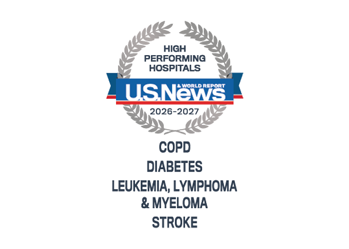 U.S. News & World Report High Performing Hospitals Logo