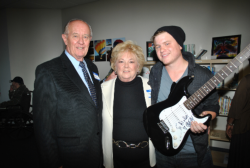 In 2012, in recognition of their support of the Northbay Hospice program, the Shaws were presented with a guitar signed by rock star Jacoby Shaddox, by his brother, Bryson Roatch.
