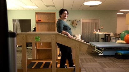 Maria Murillo at Northbay Health rehabilitation.
