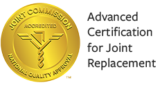 Special Joint Commission logo for Orthopedics. Click this image to learn more about this award.